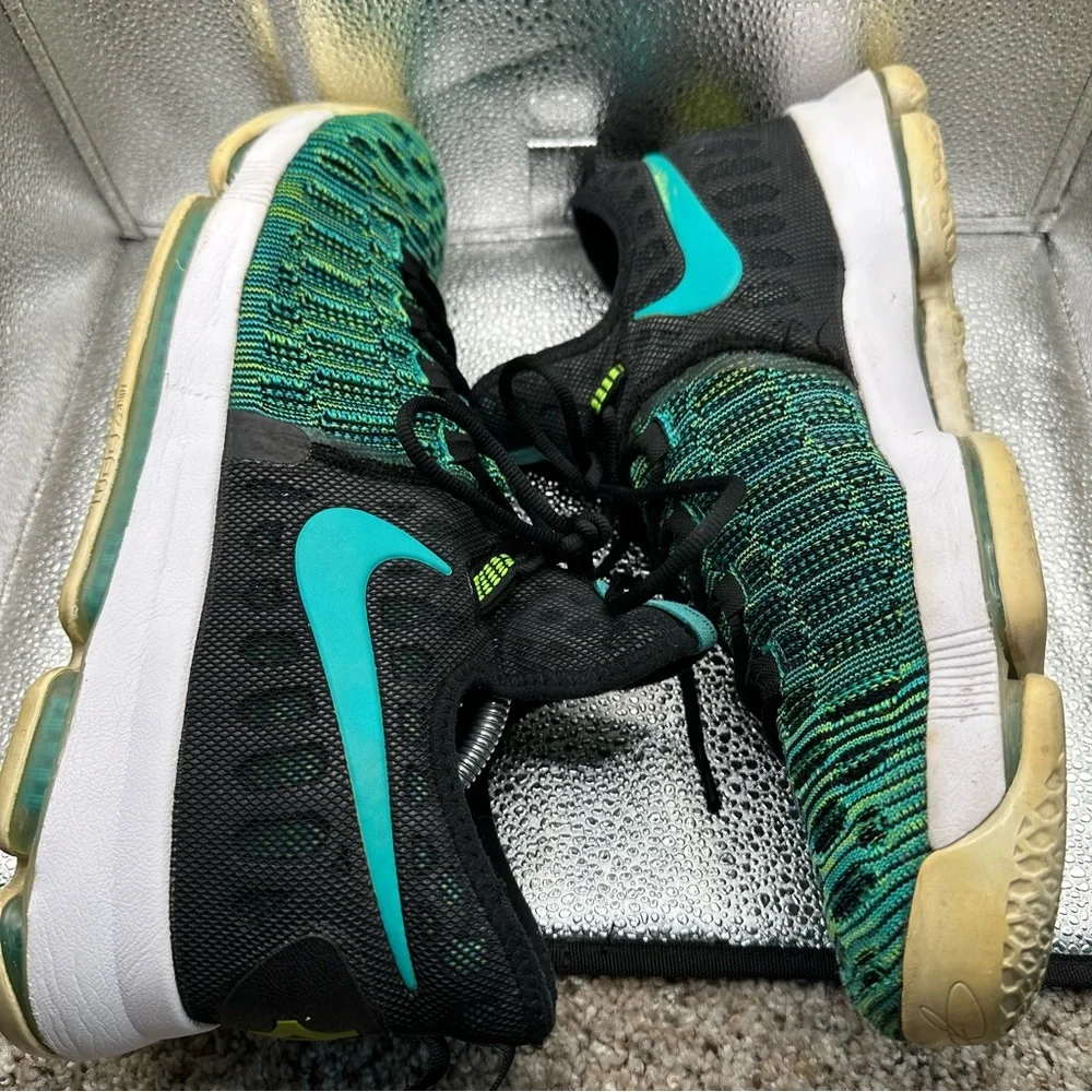 Nike KD 9 'Birds of Paradise' Flyknit Basketball Shoes 843392-300 Men's‎ Size 12